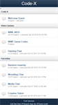 Mobile Screenshot of code-x.ws